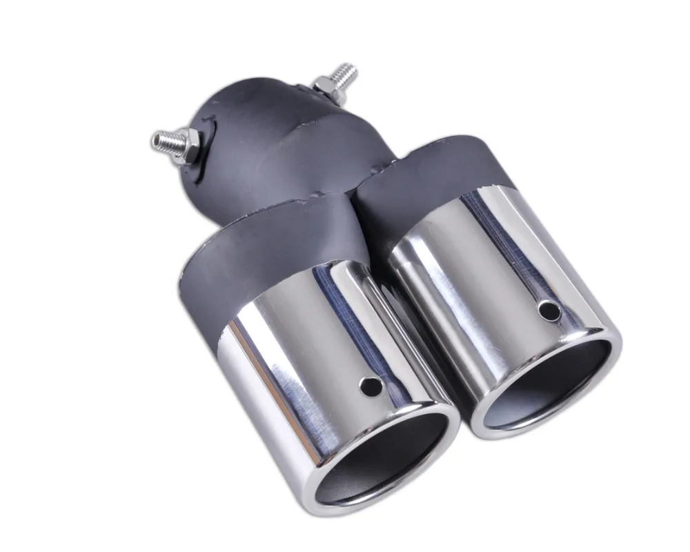 

CITALL CHROME STAINLESS STEEL EXHAUST TAIL REAR MUFFLER TIP PIPE End < 58mm For Chevrolet Cruze Ford focus Ford fiesta 2008-2012