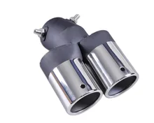 CITALL CHROME STAINLESS STEEL EXHAUST TAIL REAR MUFFLER TIP PIPE End < 58mm For Chevrolet Cruze Ford focus Ford fiesta 2008-2012