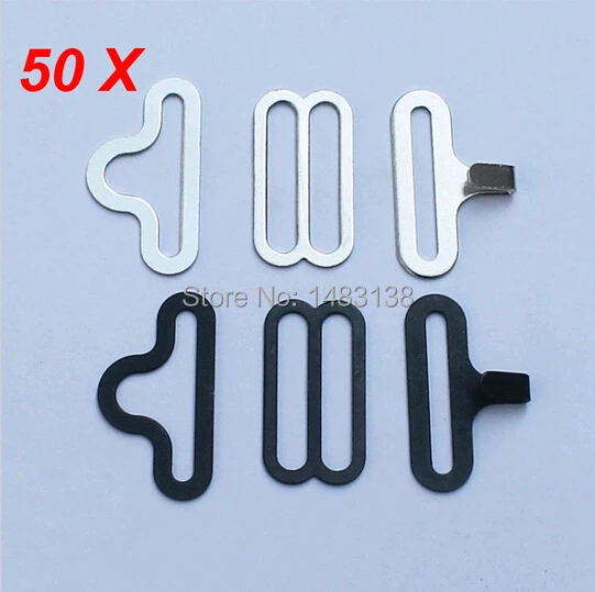 25 sets Bow Tie Hardware Necktie Hook Bow Tie or Cravat Clips Fastener to Make Adjustable Straps on Bow Tie dip 19mm/13mm inner