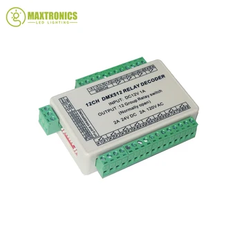

Best price 12CH Relay switch dmx512 signal led Controller,relay output,only use the signal control,can't use power control
