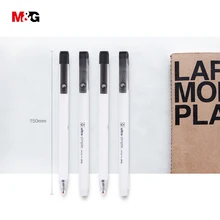M& G Ультра-простая элегантная гелевая ручка для школьные письменные принадлежности Высокое качество 0,5 мм черный офисный канцелярский подарок; ручка для подруги