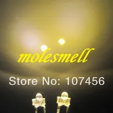 100 шт 1,8 мм теплый белый Ультра яркий светодиодный светильник 1,8 мм светодиод теплый белый свет