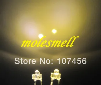 

100pcs 1.8mm warm white Ultra Bright LED lamps 1.8mm led water clear warm white light