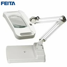FEITA FT-86I Настольный тип 5X 10X светодиодный(новейший) с оптической лупой увеличительные лампы для промышленного, электронного ремонта DIY