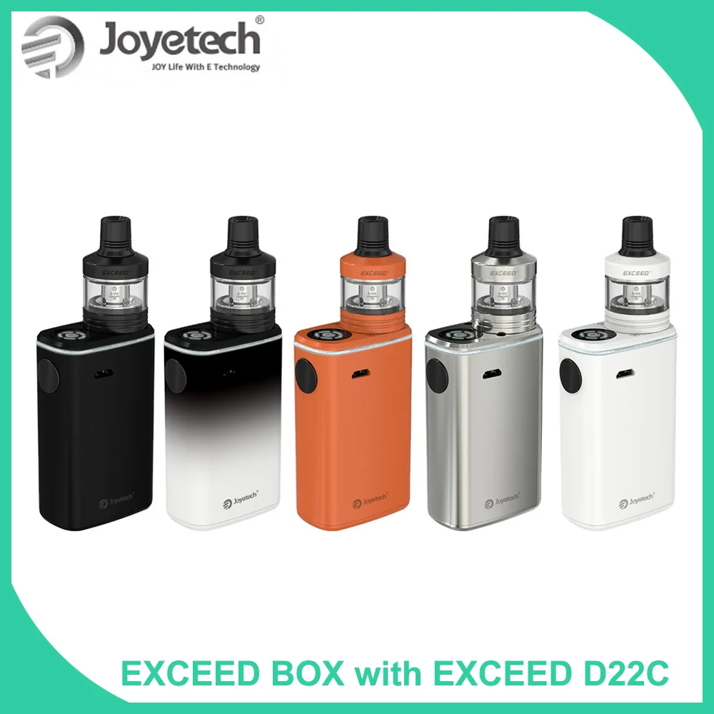 

Original Joyetech Exceed Box with Exceed D22C Kit with 3000mAh battery capacity 2ml electronic cigarette vape kit