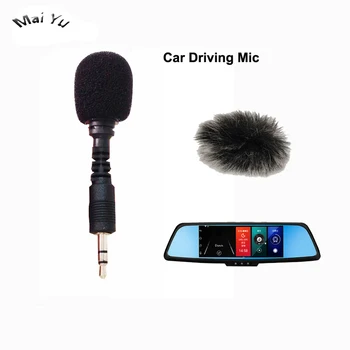 

Professional Lapel Back Electret Driving Recorder Microphone Unidirectional Microfone for Car Camera Video Microphones