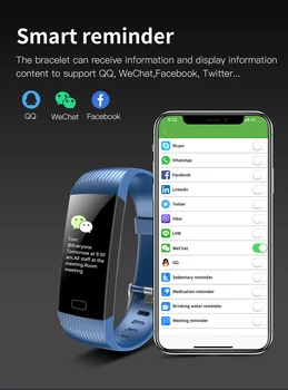 

Z6 Unisex Smart Bracelet Heart Rate Monitor IP67 Fitness Tracker Band Bluetooth Sleep Monitoring Intelligent ios/android Watch