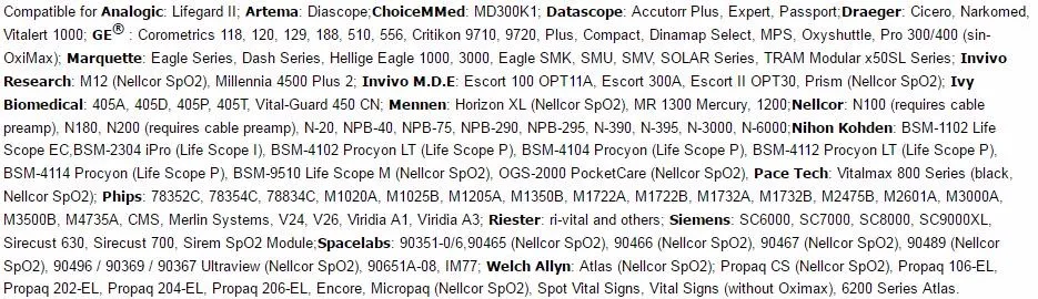 Совместимость с Nellcor DB7 Pin Infant/Neonate/новорожденный обернутый датчик Spo2, датчик Пульсоксиметр импульса, кислородный зонд