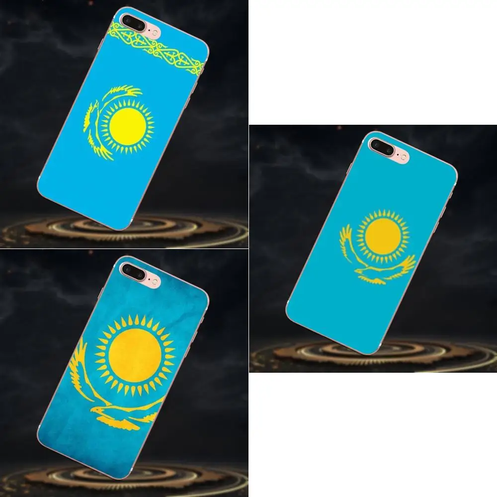 

For Xiaomi Redmi Note 2 3 3S 4 4A 4X 5 5A 6 6A Pro Plus Pattern Pattern Phone Case Kazakhstan National Flag Emblem