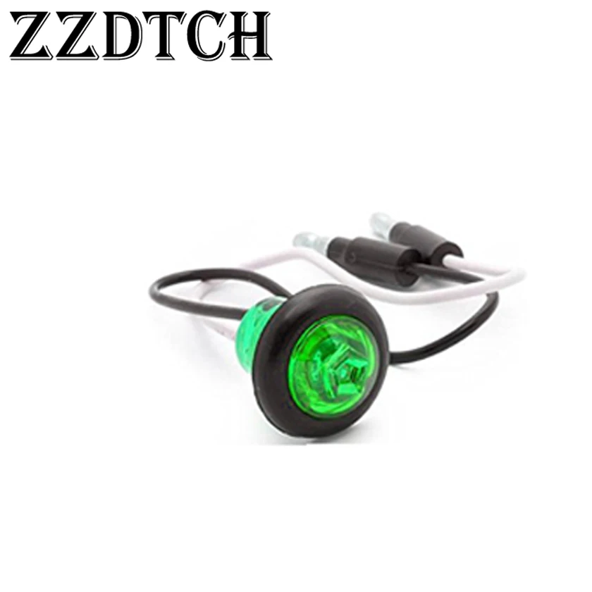 Zzdtch 10 шт. 10-30 в 1 водить грузовик боковые габаритные огни лодка тормозной фонарь для грузовика фары IP68