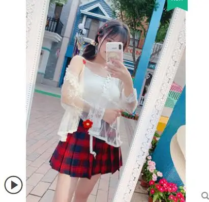 Принцесса сладкий Лолита camisole летние женские камзол в Корейском стиле с нижней стройной Белой верхней камзол женщин KKQ032