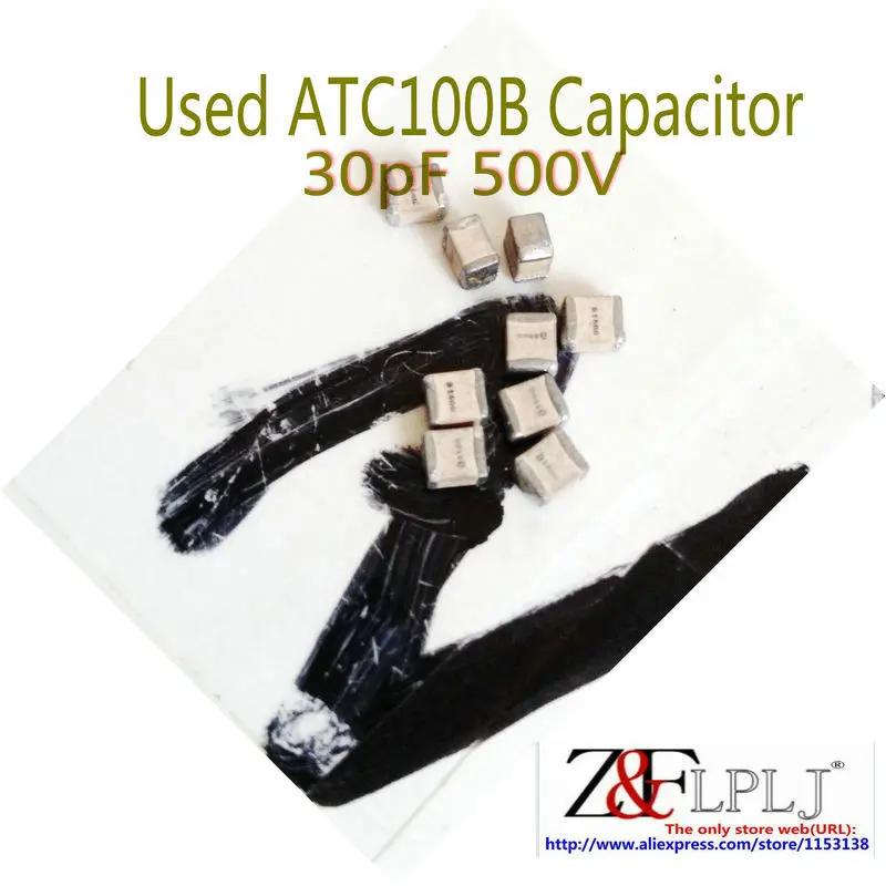 Многослойный керамический конденсатор, алюминиевая крышка, ATC100B300JT500XT ATC-100B 30pF 500 V/Высокая Q конденсаторы 30PF TA300J a300k D300 б/у 20 шт./лот