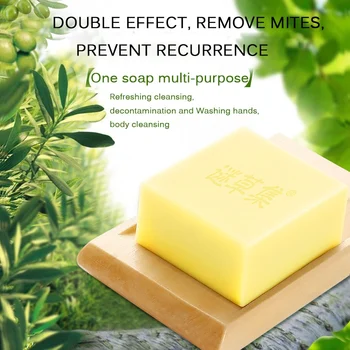 

Ecophy Chamomile Cream Handmade Soap Remove Wrinkle Clean Face Whitening Soap Delay Aging Sensitive Skin Soaps 90g