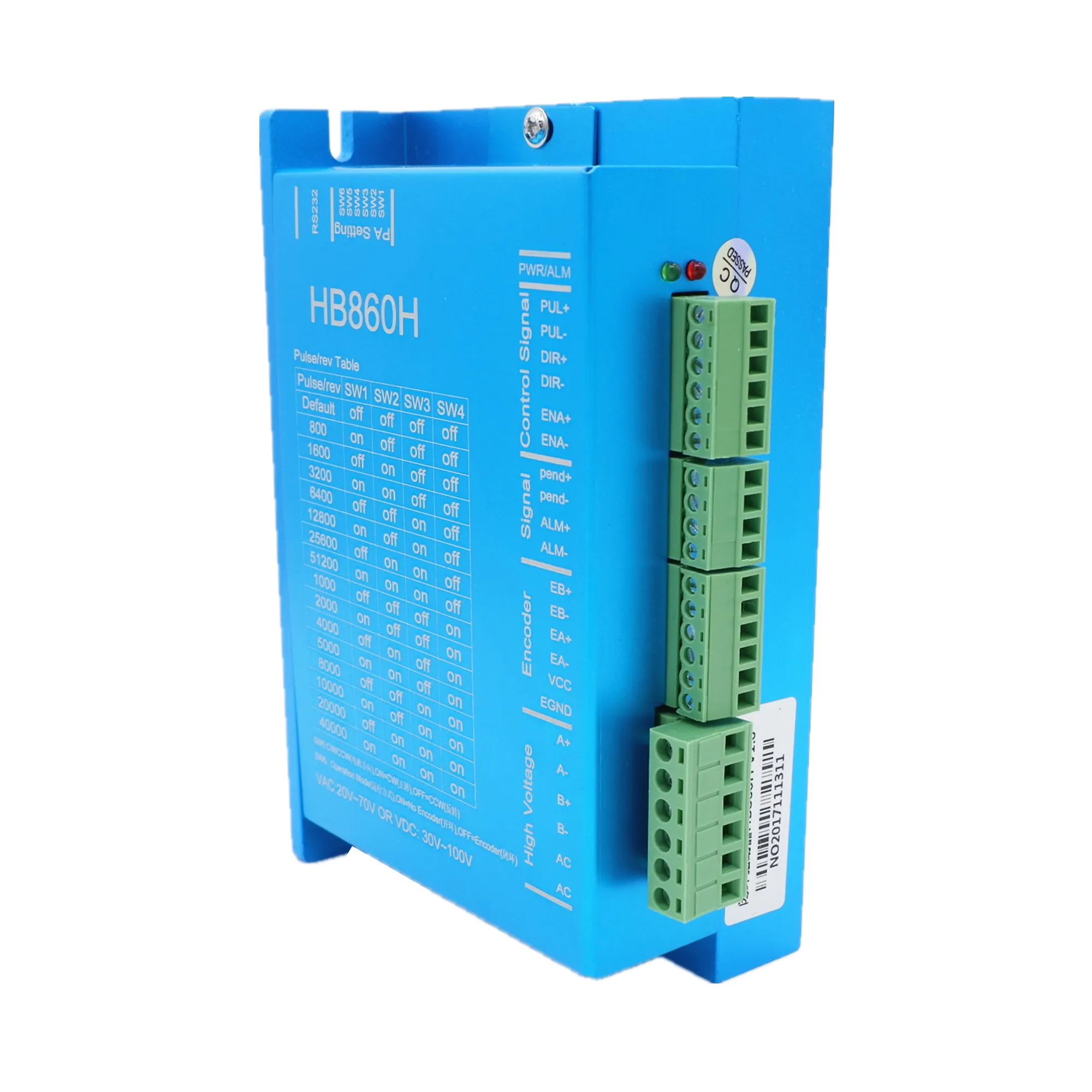 

HB860H Motor Drive Nema 34 Closed Loop Stepper Motor Driver Hybird Servo Controller For CNC 86 Nema34 Step Motor