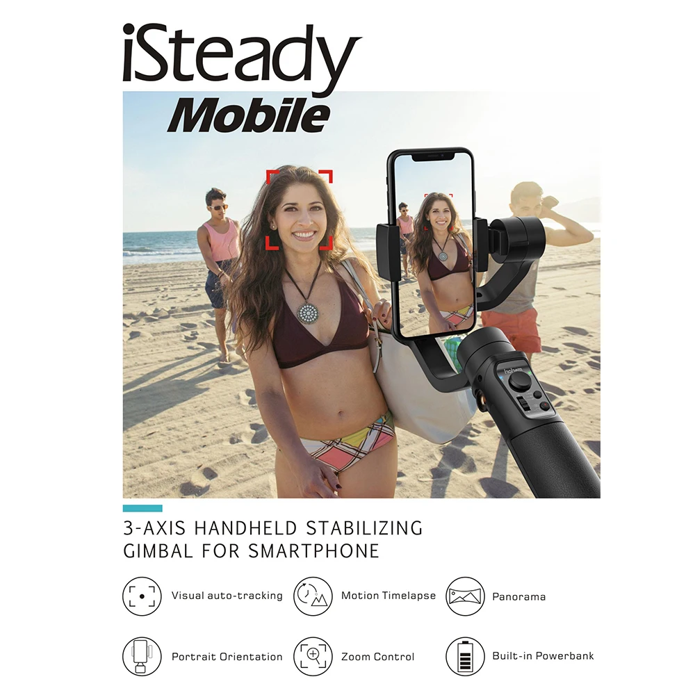  Hohem iSteady Mobile 3-Axis Handheld Gimbal Stabilizer for Gopro sjcam action camera iPhone Samsung