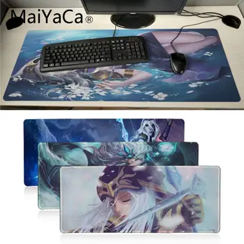 

Maiyaca Ashe lol league of legends girls Laptop Gaming Mice Mousepad Locking Edge gaming Mousepad Mat Keyboard Mat Table Pad