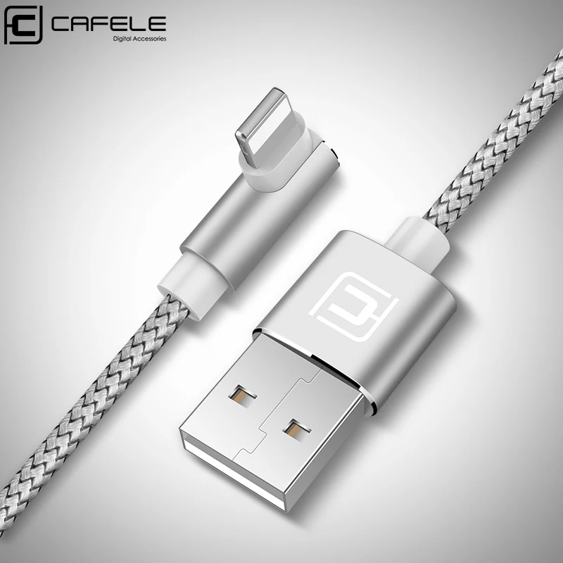 Игровой usb-кабель Cafele 150 см для iPhone 11 X Xr Xs Max 8 7 6s Plus, usb-кабель для зарядки и синхронизации игр, нейлоновый Плетеный usb-кабель