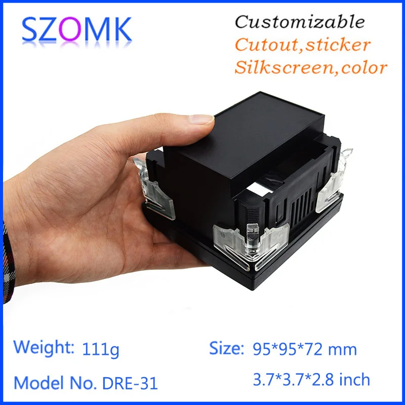 plastic box enclosure electronic LCD screen control box instrument enclosure junction housing szomk project box (2).jpg