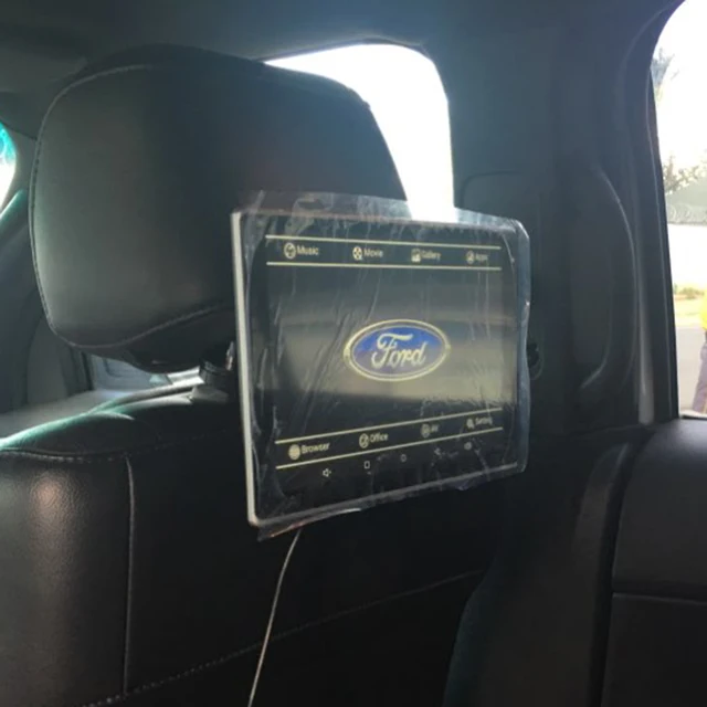 2Pcs 11.8 inch Car Television Android DVD Headrest With Monitor For Ford Ranger Rear Seat