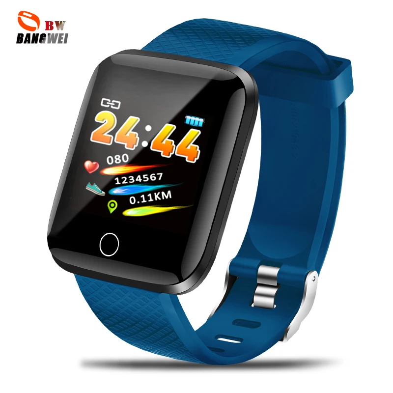 

2019BANGWEI Smart Watch IP67 Waterproof Watch Blood Oxygen Heart Rate Monitoring Pedometer Fitness Sport Watch Relogio masculino