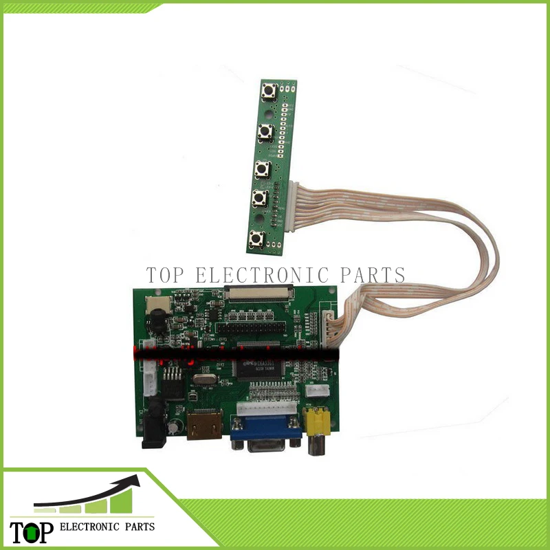 

HDMI+VGA+2AV Lcd Display Controller Board Kit for 7" LCD Monitor Raspberry Pi