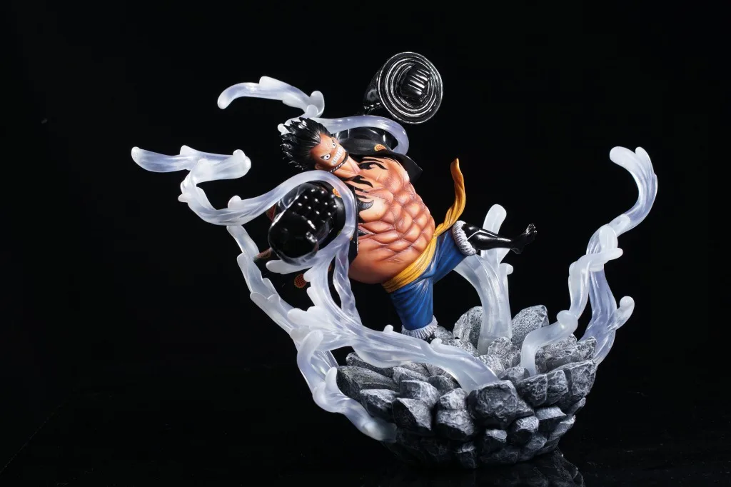 2 цвета аниме фигурку Zero ONE PIECE четвертый Обезьяна D Луффи Боевая версия ПВХ модель детского подарка коллекция кукла Новый 28 см