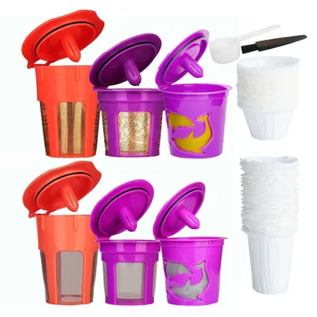 

Refillable Coffee Filter Reusable Capsule Coffee Baskets Coffee Machine For For K 1.0 & 2.0 Disposable Coffee Paper Cups