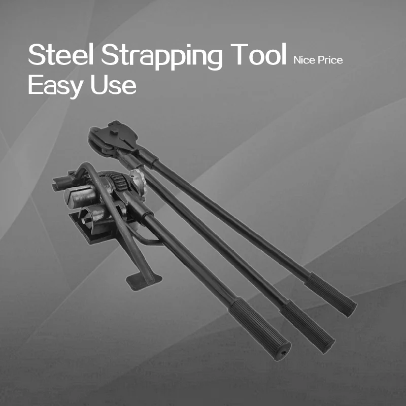 19mm manual steel belt strapping tool carton stretch tension crimper