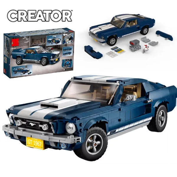 

Creator Series American Muscle Car Nitrous Oxide Tank Super Badge Building Blocks 1684pcs Bricks Toys Compatible With Legoings