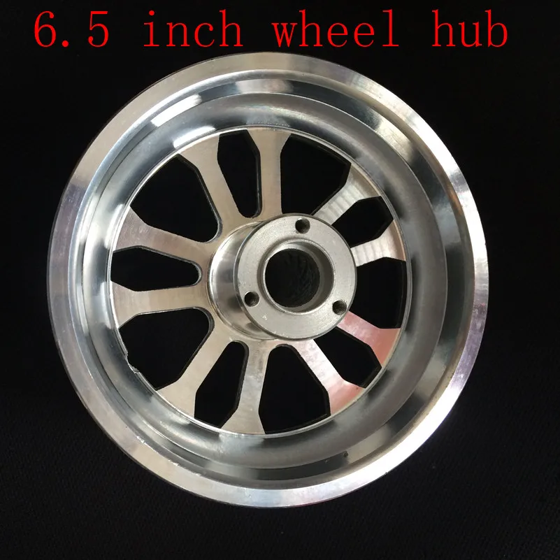 

Super 90/65-6.5 Tubeless Aluminium Front Wheel Hub 6.5 inch rim Front/rear Wheel hub for Scooter with Wheel Axle Scooter Parts