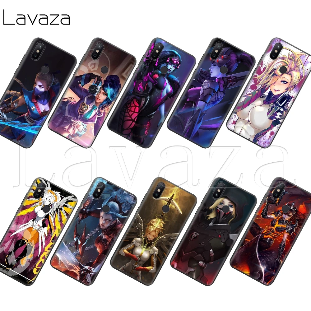 

Lavaza Overwatch OW Mercy Silicone Case for Xiaomi Redmi Note 4 4X 4A 5 5A 6 6a 7 8 Pro Go Prime Plus