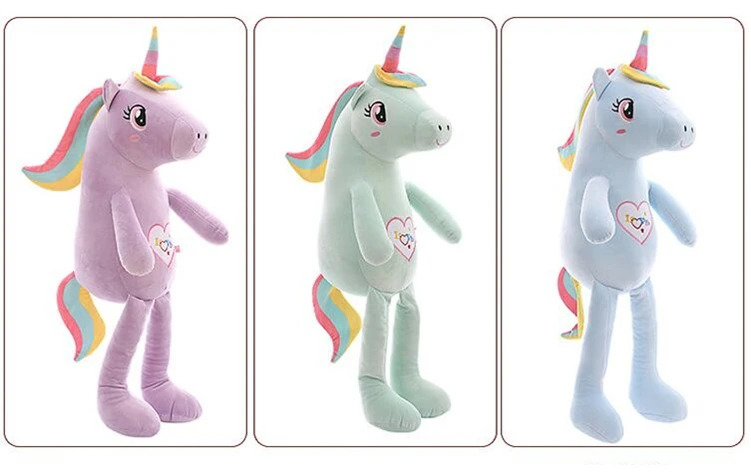 Large Rainbow Unicorn Plush Toy -Unicorn Fashion