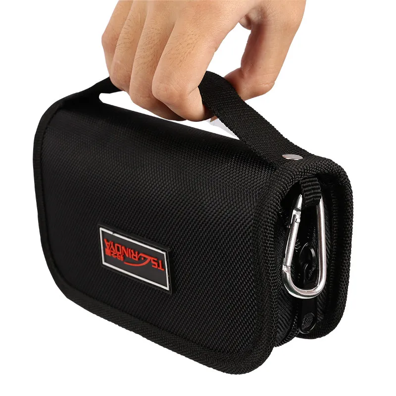  TSURINOYA Sequins Bag 15CM*9CM*3CM Oxford cloth waterproof Spoon Bag Fishing Lure Bag High capacity - 32910570865