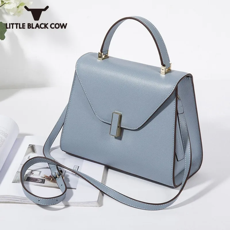 Senhora de Alta Moda Nova Qualidade Couro Ombro Crossbody Bolsas Feminino ol Estilo Lazer Bolsa Cor Sólida Pequenos Mulher