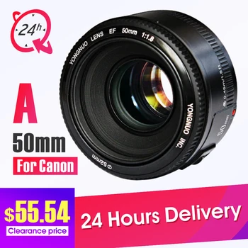 

YONGNUO YN50mm f1.8 YN EF 50mm f/1.8 AF Lens YN50 Aperture Auto Focus For Canon EOS 60D 70D 700D DSLR Camera