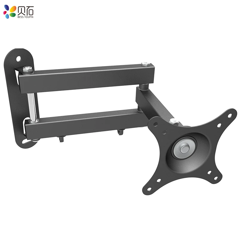 Universal Verstellbare TV-Wandhalterung, Drehbare Halterung für 14 bis 32 Zoll LCD/LED-Flachbildschirme