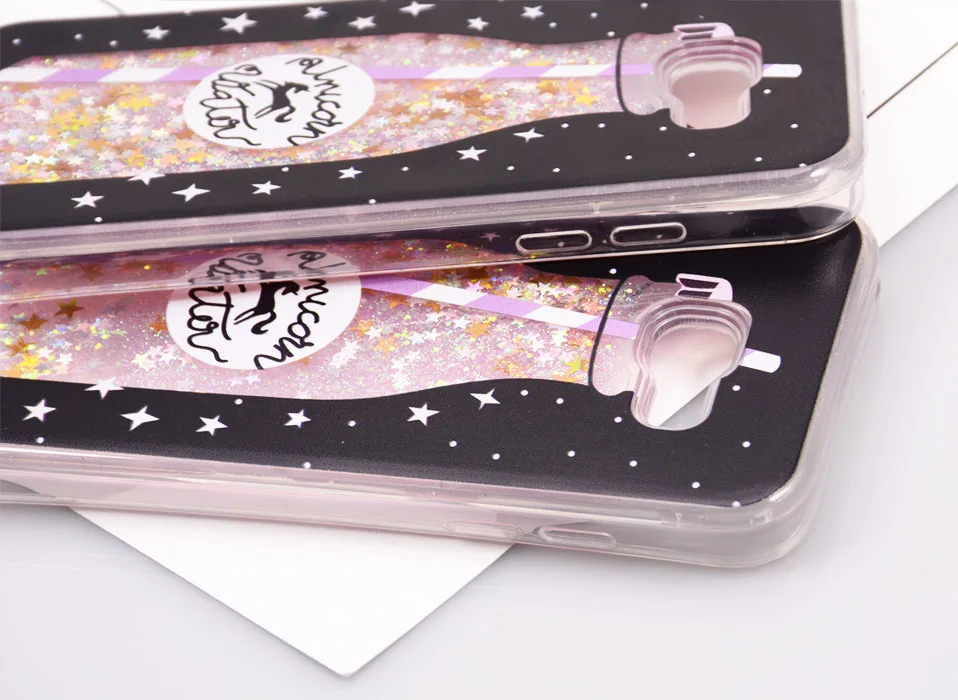 Reaoom for Samsung Galaxy A5 2017 Case Glitter Dynamic Liquid Colorful Star Quicksand Bottle Unicorn Cover for Galaxy A5 2017    (11)