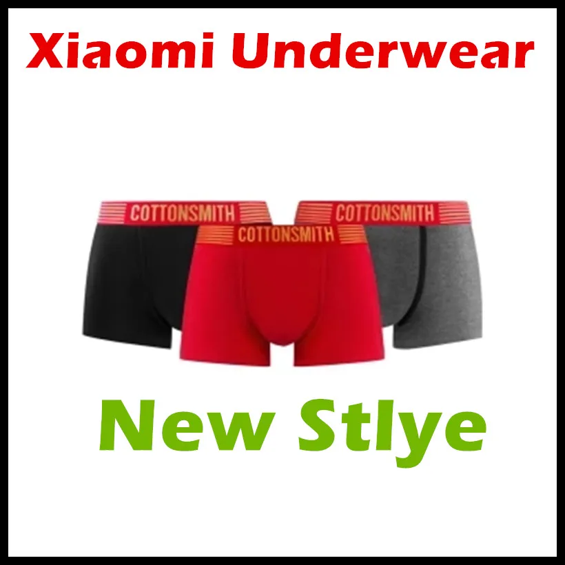 

Xiaomi Ecological Chain Brand Cottonsmith Dry Women Men Underwear Underpants 3PC per Set Imported US Cotton Fast Perspiring