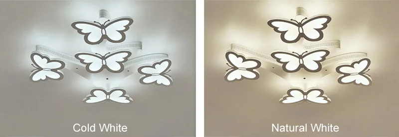 Modern LED Chandelier For Living Room Bedroom Home AC110-240V Butterfly Led Ceiling Chandelier Lamp Brightness Dimmable (15)