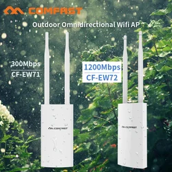 Comfast repetidor de wi fi, 2.4 mbps, sem fio, 5.8ghz e ghz, extensor de alta potência, uso externo, à prova d'água