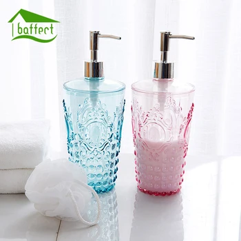 

Carved Plastic Shampoo Soap Dispenser Practical Liquid Soap Box Shampoo Shower Gel Container Holder For Bathroom Kitchen 650ML