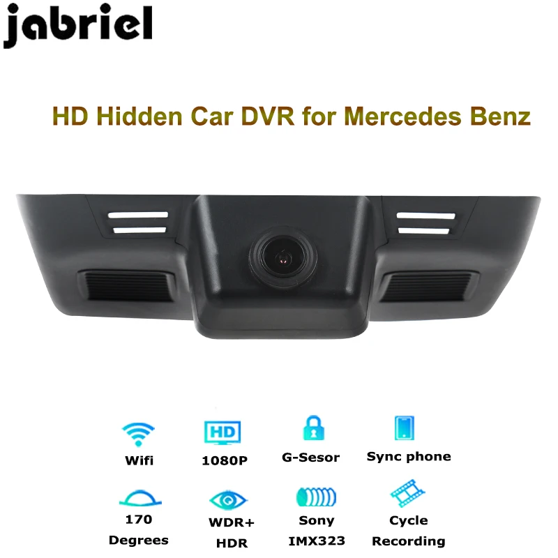Видеорегистратор Jabriel со скрытым Wi Fi HD камерой заднего вида для Mercedes Benz ML GL W163 W164