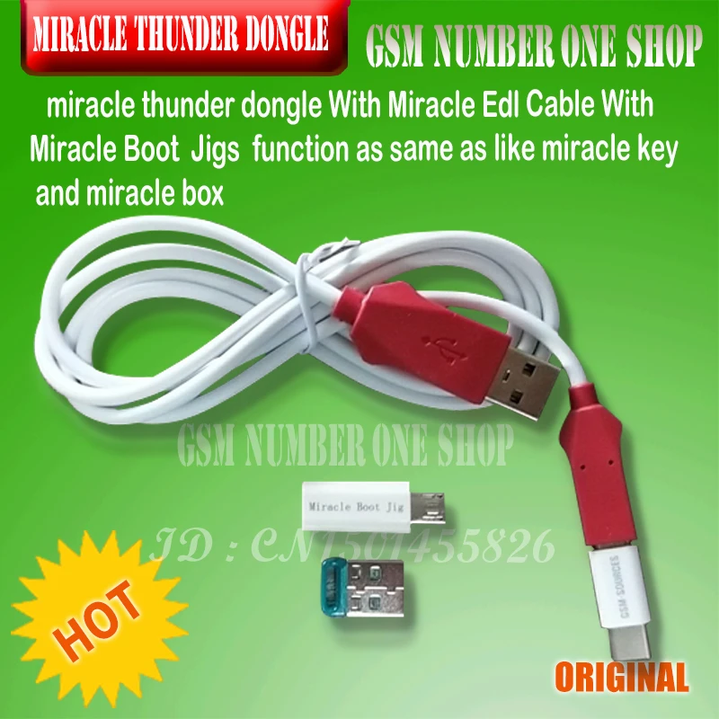 miracle thunder dongle +cable - gsmjustoncct-A