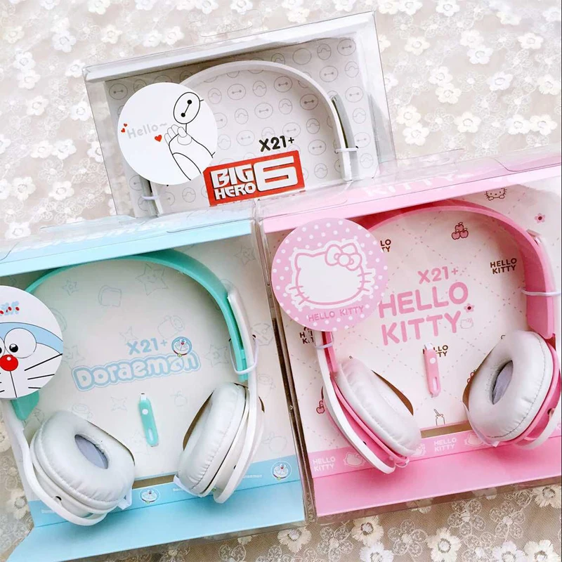 Hello Kitty Sport Headphones Fone De Ouvido Headset Earphone