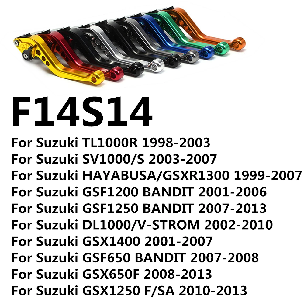 Для Suzuki HAYABUSA/GSXR1300 GSX 650F 1250 F/SA 1400 GSF 650 1200 1250 ЧПУ длинные и короткие регулятор Рычаги Тормозная система сцепления D25