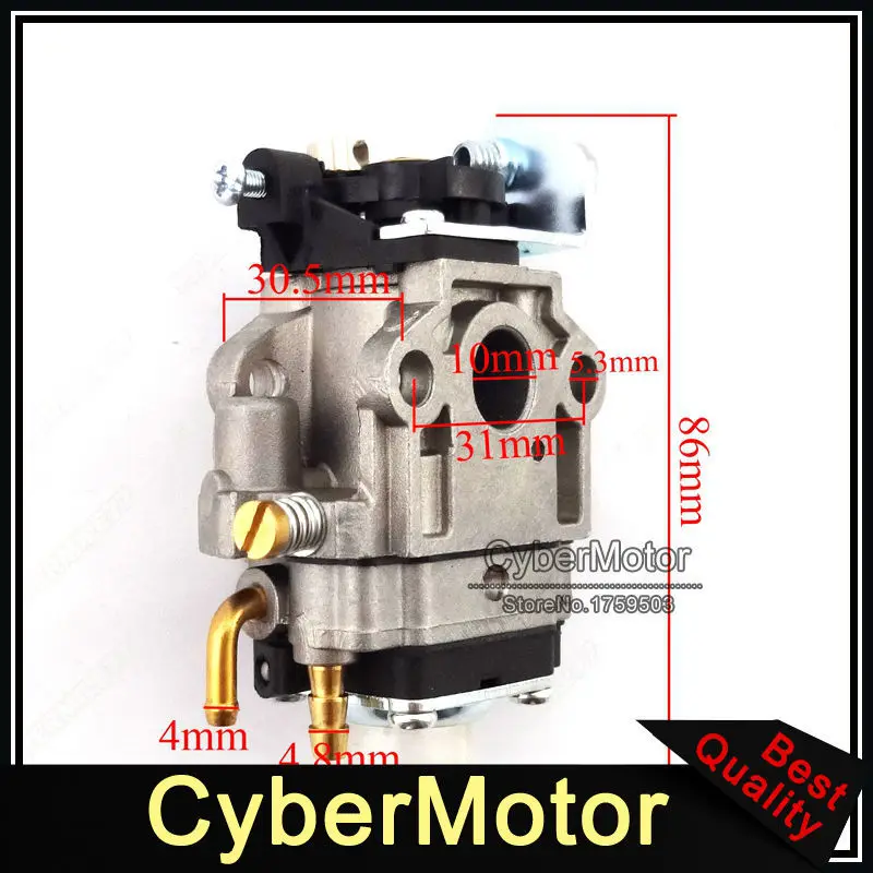 

Carburetor For Bladez Moby X XS 25cc 26cc Comp Cruzr 33cc 35cc Purefire Carb