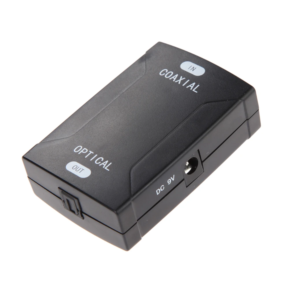 

Coax Coaxial RCA to Optical TOSlink SPDIF Digital Audio Single Converter Adapter US Plug Best Price
