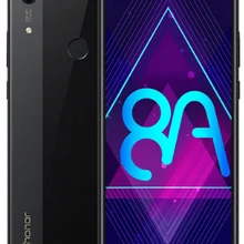 Honor 8A Смартфон Android 9,0 Octa-core 6,09 дюймов полный экран 1560x720 Двойная камера 3020 мАч 3 слота сотовый телефон