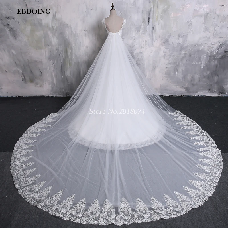 Vestidos De Novia свадебное платье-Русалка с v-образным вырезом декольте Robe De Свадебные платья с кружево с аппликацией и бисером