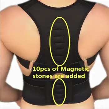 

Adjustable Magnets Back Support Posture Corrector Women Men's Medical Corset Back Therapy Posture Brace Back Support Belt B002